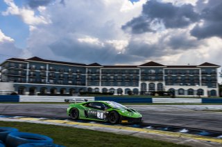 #3 Lamborghini Huracan GT3 of Misha Goikhberg and Jordan Pepper. K-Pax Racing, GT World Challenge America, Pro-Am, SRO America, Sebring International Raceway, Sebring, FL, September 2022.
 | Fabian Lagunas/SRO             