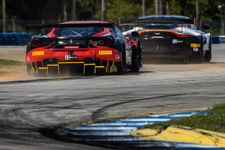 #13 Ferrari 488 GT3 of Justin Wetherill and Ryan Dalziel, Triarsi Competizione, GT World Challenge America, Pro-Am, SRO America, Sebring International Raceway, Sebring, FL, September 2022.
 | Fabian Lagunas/SRO             