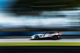 #12 Aston Martin Vantage AMR GT3 of Frank Gannett and Drew Staveley, Ian Lacy Racing, GT World Challenge America, Pro-Am, SRO America, Sebring International Raceway, Sebring, FL, September 2022.
 | SRO Motorsports Group