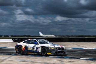 #94 BMW M4 GT3 of Chandler Hull and Bill AUberlen, Bimmerworld, GT World Challenge America, Pro-Am, SRO America, Sebring International Raceway, Sebring, FL, September 2022.
 | Fabian Lagunas/SRO             