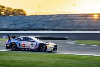 #38 BMW M4 GT3 of Samantha Tan, Nick Wittmer and Harry Gottsacker, ST Racing, Silver Cup, Indy 8 Hours, Intercontinental GT Challenge, Indianapolis Motor Speedway, Indianapolis, Indiana, Oct 2022.
 | Brian Cleary/SRO