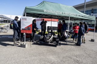 Washu Racing students, Indy 8 Hours, Intercontinental GT Challenge, Indianapolis Motor Speedway, Indianapolis, Indiana, Oct 2022.
 | Brian Cleary/SRO