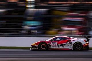 #23 Ferrari 488 GT3 of Onofrio TriarsiIndy 8 Hours, Intercontinental GT Challenge, Indianapolis Motor Speedway, Indianapolis, Indiana, Oct 2022.
 | Fabian Lagunas/SRO        