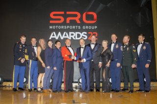Operation Motorsport, 2022 Awards Banguet, SRO America, Indianapolis Motor Speedway, Indianapolis, Indiana, Oct 2022.
 | Brian Cleary/SRO