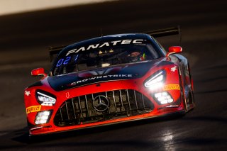 #04 Mercedes-AMG GT3 of George Kurtz, Ben Keating and Colin Braun, Crowdstrike Racing with Riley Motorsports, Pro-Am, Indy 8 Hours, Intercontinental GT Challenge, Indianapolis Motor Speedway, Indianapolis, Indiana, Oct 2022.
 | Regis Lefebure/SRO