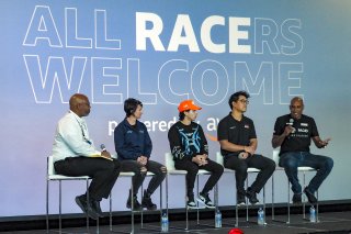 Driving Diversity Panel Forum, SRO America, Indianapolis Motor Speedway, Indianapolis, Indiana, Oct 2022.
 | Brian Cleary/SRO  