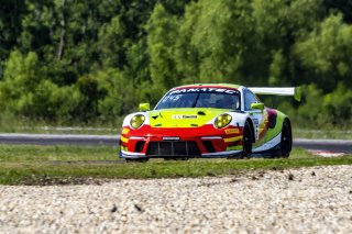 #45 Porsche 911 GT3-R (991.ii) of Charlie Luck and Jan Heylen, Wright Motorsports, GT World Challenge America, Pro-Am, SRO America, New Orleans Motorsports Park, New Orleans, LA, May 2022.
 | Brian Cleary/SRO