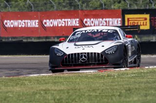 #6 Mercedes-AMG GT3 of Steven Aghakhani and Loris Spinelli, US Racetronics, GT World Challenge America, Pro, SRO America, New Orleans Motorsports Park, New Orleans, LA, May 2022.
 | Brian Cleary/SRO