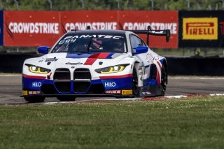 #94 BMW M4 GT3 of Chandler Hull and Bill AUberlen, Bimmerworld, GT World Challenge America, Pro-Am, SRO America, New Orleans Motorsports Park, New Orleans, LA, May 2022.
 | Brian Cleary/SRO