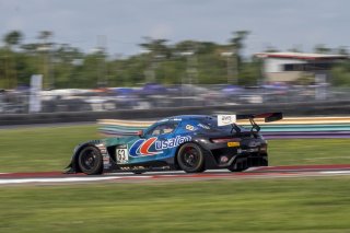 #63 Mercedes-AMG GT3 of David Askew and Dirk Muller, DXDT Racing, GT World Challenge America, Pro-Am, SRO America, New Orleans Motorsports Park, New Orleans, LA, May 2022.
 | Brian Cleary/SRO