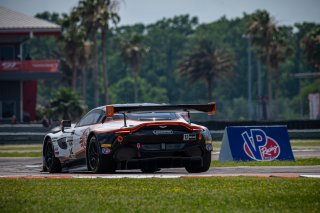SRO America, New Orleans Motorsports Park, New Orleans, LA, May 2022.#12 Aston Martin Vantage AMR GT3 of Frank Gannett and Drew Staveley, Ian Lacy Racing, GT World Challenge America, Pro-Am
 | SRO Motorsports Group
