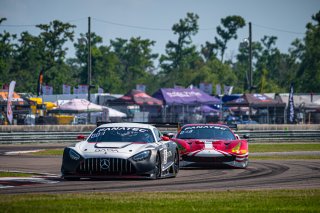 SRO America, New Orleans Motorsports Park, New Orleans, LA, May 2022.#6 Mercedes-AMG GT3 of Steven Aghakhani and Loris Spinelli, US Racetronics, GT World Challenge America, Pro
 | SRO Motorsports Group