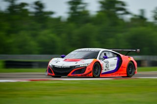 #43 Acura NSX GT3 of Erin Vogel and Michael Cooper, RealTime Racing, GT World Challenge America, Pro-Am, SRO NOLA, May 2022
 | Fred Hardy II/SRO