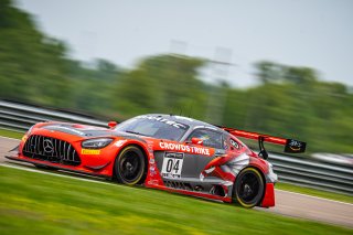 SRO America, New Orleans Motorsports Park, New Orleans, LA, May 2022.#04 Mercedes-AMG GT3 of George Kurtz and Colin Braun, Crowdstrike Racing by Riley Motorsports, GT World Challenge America, Pro-Am
 | SRO Motorsports Group