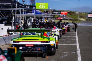 #45 Porsche 911 GT3-R 992 of Charlie Luck and Jan Heylen, April 2023., CA, GT World Challenge America, Pro-Am, SRO America, Sonoma, Sonoma Raceway, Wright Motorsports
 | Fabian Lagunas / SRO