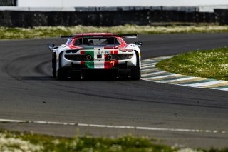 #21 Ferrari 296 GT3 of Manny Franco and Alessandro Balzan, April 2023., CA, Conquest Racing, GT World Challenge America, Pro, SRO America, Sonoma, Sonoma Raceway
 | Fabian Lagunas / SRO