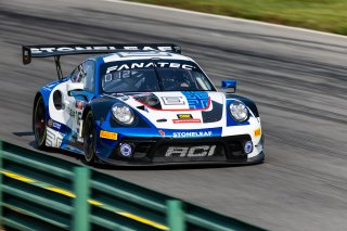#16 Porsche 911 GT3-R (991.ii) of Pedro Torres and Spencer Pumpelly, ACI Motorsport, Alton, GT World Challenge America, Pro-Am, SRO America, VA 2023., VIR
 | Fabian Lagunas / SRO