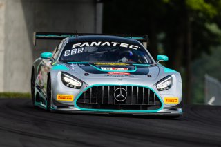 #19 Mercedes-AMG GT3 of Will Hardeman and Adam Carroll, Aug. 18-20 2023 Fanatec GT World Challenge America SRO, Esses Racing with Mercedes-Benz of Austin, GT World Challenge America, Pro-Am, Road America
 | www.lagunasphotography.com