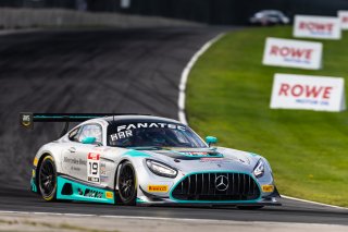 #19 Mercedes-AMG GT3 of Will Hardeman and Adam Carroll, Aug. 18-20 2023 Fanatec GT World Challenge America SRO, Esses Racing with Mercedes-Benz of Austin, GT World Challenge America, Pro-Am, Road America
 | www.lagunasphotography.com