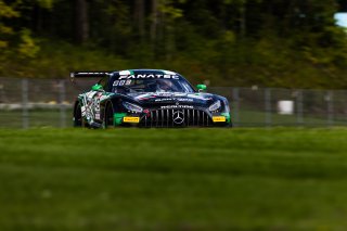 #43 Mercedes-AMG GT3 of Anthony Bartone and Adam Christodoulou, Aug. 18-20 2023 Fanatec GT World Challenge America SRO, GT World Challenge America, Pro-Am, RealTime Racing, Road America
 | www.lagunasphotography.com