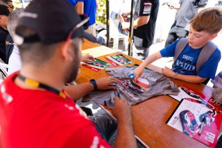 Aug. 18-20 2023 Fanatec GT World Challenge America SRO, Autograph session at Road America
 | www.lagunasphotography.com