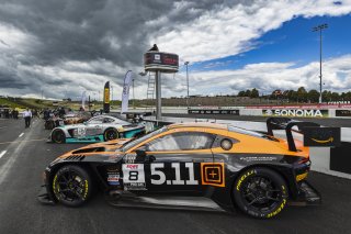 Grid walk at FANATEC GT World Challenge America Powered by AWS, SRO America, Sonoma Raceway, Sonoma, CA, April 2024. #8 Aston Martin Vantage AMR GT3 2024 of Elias Saba and Andy Lee, Flying Lizard Motorsports, GT World Challenge America, Pro-Am
 | Fabian Lagunas / SRO