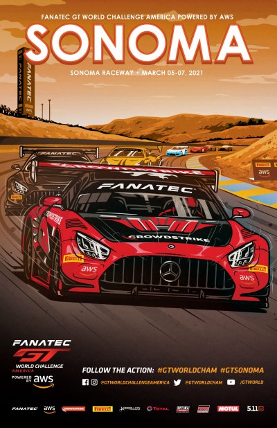 Sonoma Raceway poster