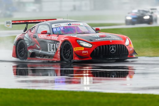 #04 Mercedes AMG GT3 of George Kurtz, Colin Braun and Richard Hesitand,  DXDT Racing, GT3 Pro-Am, SRO, Indianapolis Motor Speedway, Indianapolis, IN, September 2020. | Fabian Lagunas/SRO