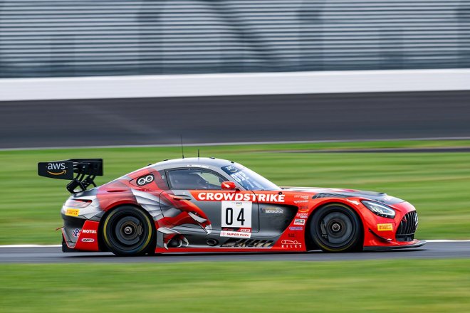 CHAMPIONS: George Kurtz, Colin Braun and CrowdStrike by Riley Capture Fanatec GT World Challenge America Pro-Am Driver and Team Titles