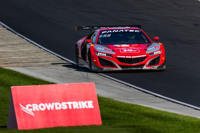 Racers Edge Motorsports Comes Through the Field to Earn a Podium Finish In their Acura NSX GT3 Evo22 at Road America