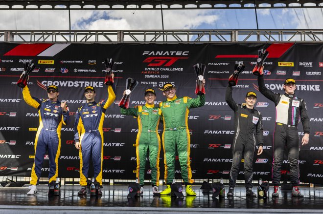 Wright Motorsports and CrowdStrike by Riley Sweep the Weekend at Sonoma Raceway in Fanatec GT World Challenge America Powered by AWS 