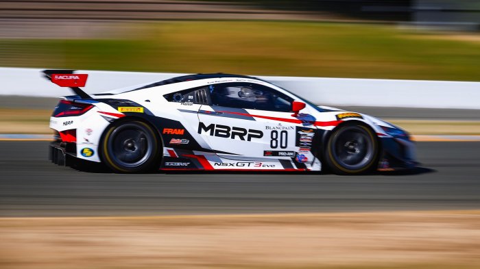 Acura/Marcelli Fastest in Blancpain GT World Challenge America Practice 2 at Sonoma Raceway