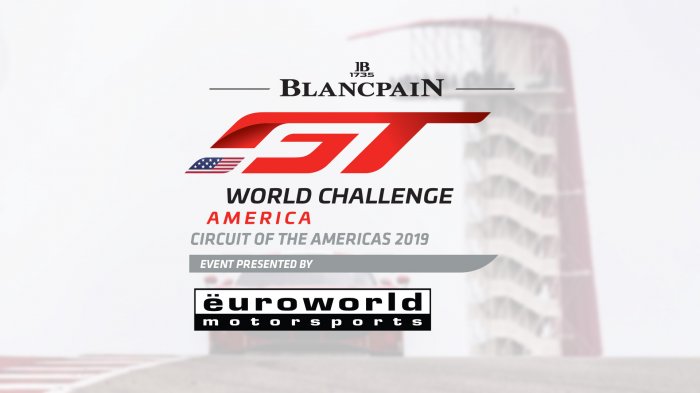 Euroworld Motorsports Becomes COTA Event Presenting Sponsor of Blancpain GT World Challenge America