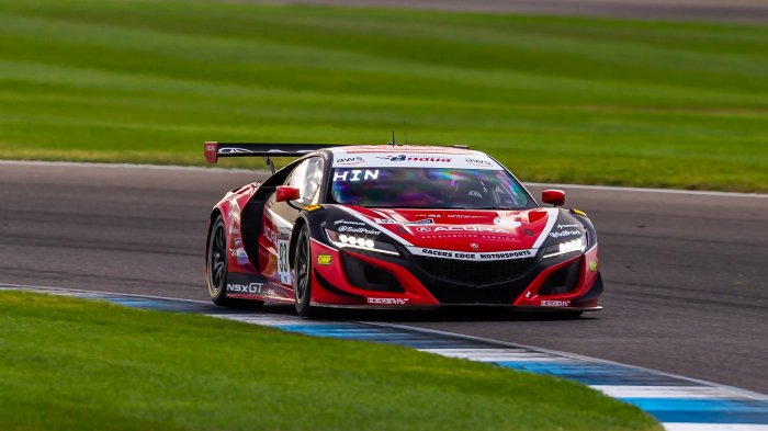 Hindman/Blackstock take Acura NSX GT3 to Top of GT World Challenge America Charts in Second Practice in Indy