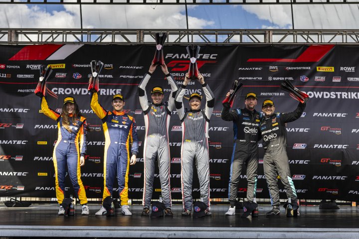 DXDT Racing Leaves Sonoma Fanatec GT World Challenge America Powered by AWS Season Opener with Podium, Trophies, and Promise