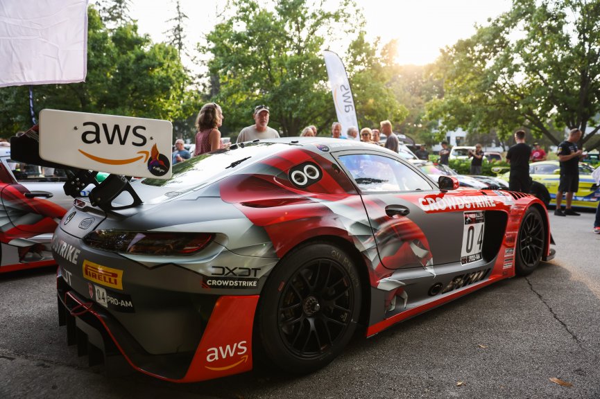 #04 Mercedes-AMG GT3 of George Kurtz, DXDT Racing, GT America Powered by AWS, GT3, SRO America, Road America, Elkhart Lake, Aug 2021.
