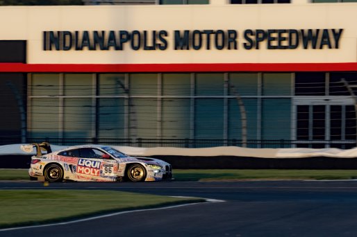 #96 BMW M4 GT3 of Michael Dinan, Robby Foley and John Edwards, Turner Motorsport, Pro, Indy 8 Hours, Intercontinental GT Challenge, Indianapolis Motor Speedway, Indianapolis, Indiana, Oct 2022.
 | Brian Cleary/SRO