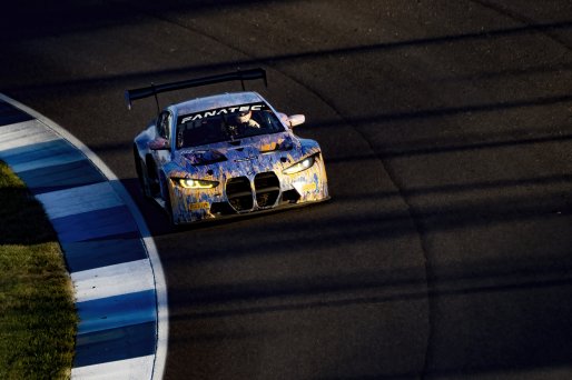 #38 BMW M4 GT3 of Samantha Tan, Nick Wittmer and Harry Gottsacker, ST Racing, Silver Cup, Indy 8 Hours, Intercontinental GT Challenge, Indianapolis Motor Speedway, Indianapolis, Indiana, Oct 2022.
 | Fabian Lagunas/SRO